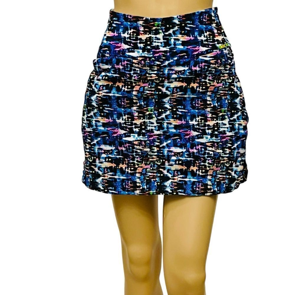 Swing Control The Master Tummy Control Golf Skirt Skort Abstract Pull On 4 NWOT